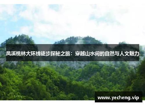 凤溪桃林大环线徒步探秘之旅：穿越山水间的自然与人文魅力
