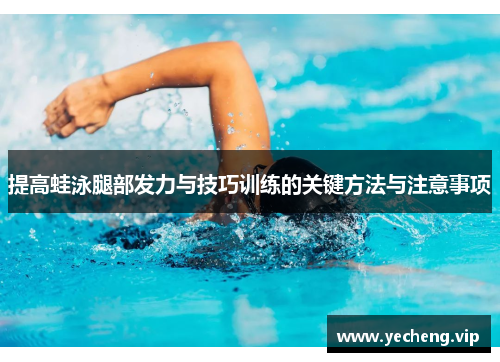 提高蛙泳腿部发力与技巧训练的关键方法与注意事项
